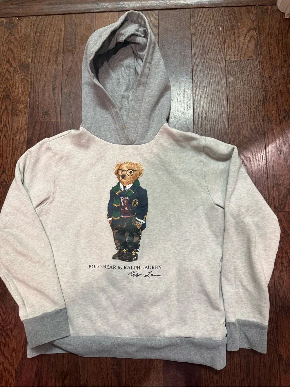 Ralph Lauren Polo Bear youth large 14-16 hoodie